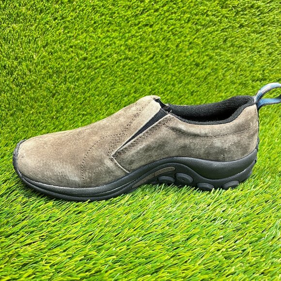 Merrell Jungle Moc Mens Size 7.5 Brown Black Casual Walking Suede Slip On Shoes main image 9